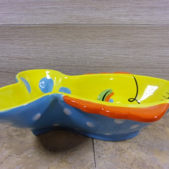 New Mainstreet Collection Fish Bowl with Knife Spreader, Cute Table Setting - Picture 5 of 11